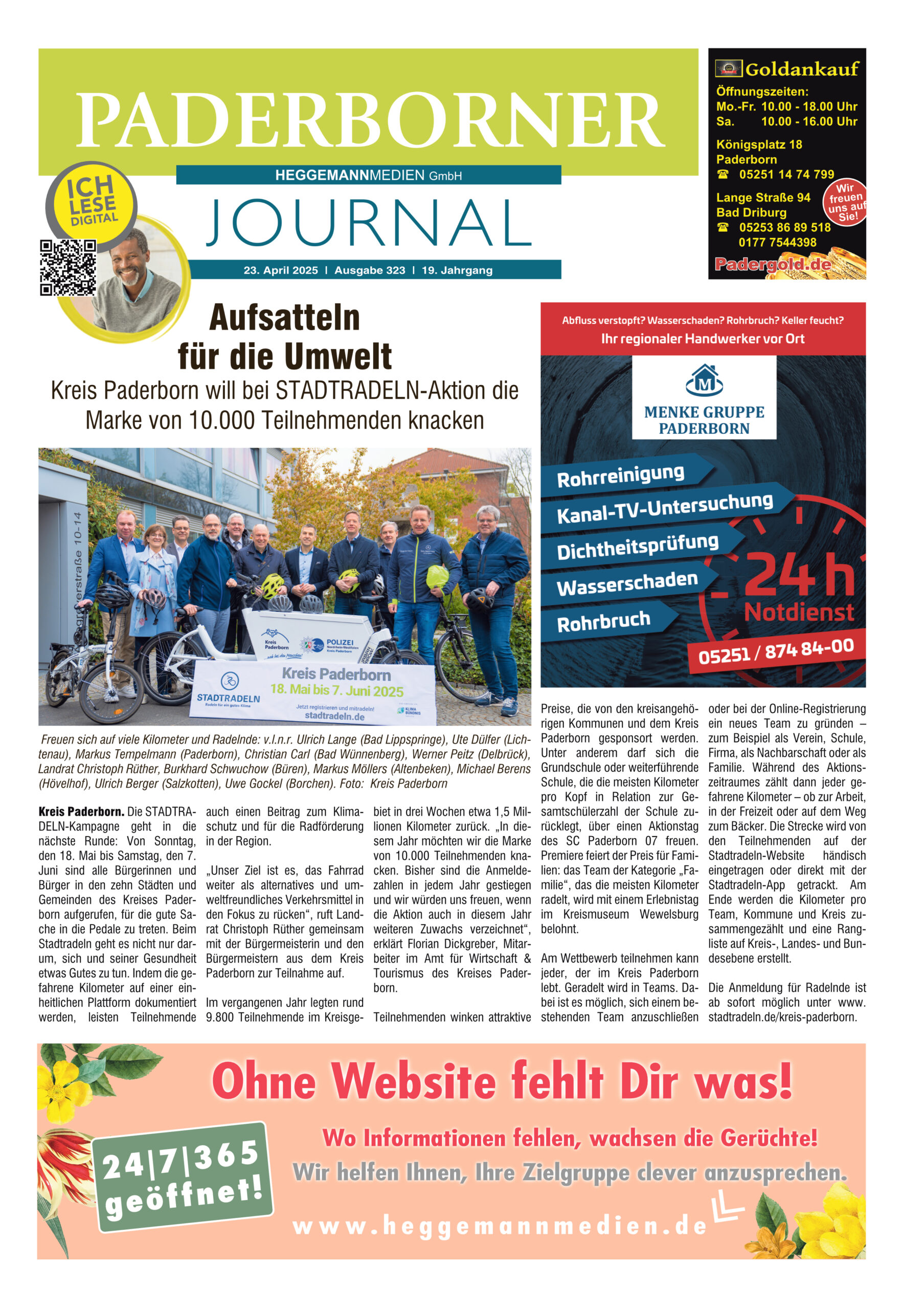PJ 323 vom 23.04.2025