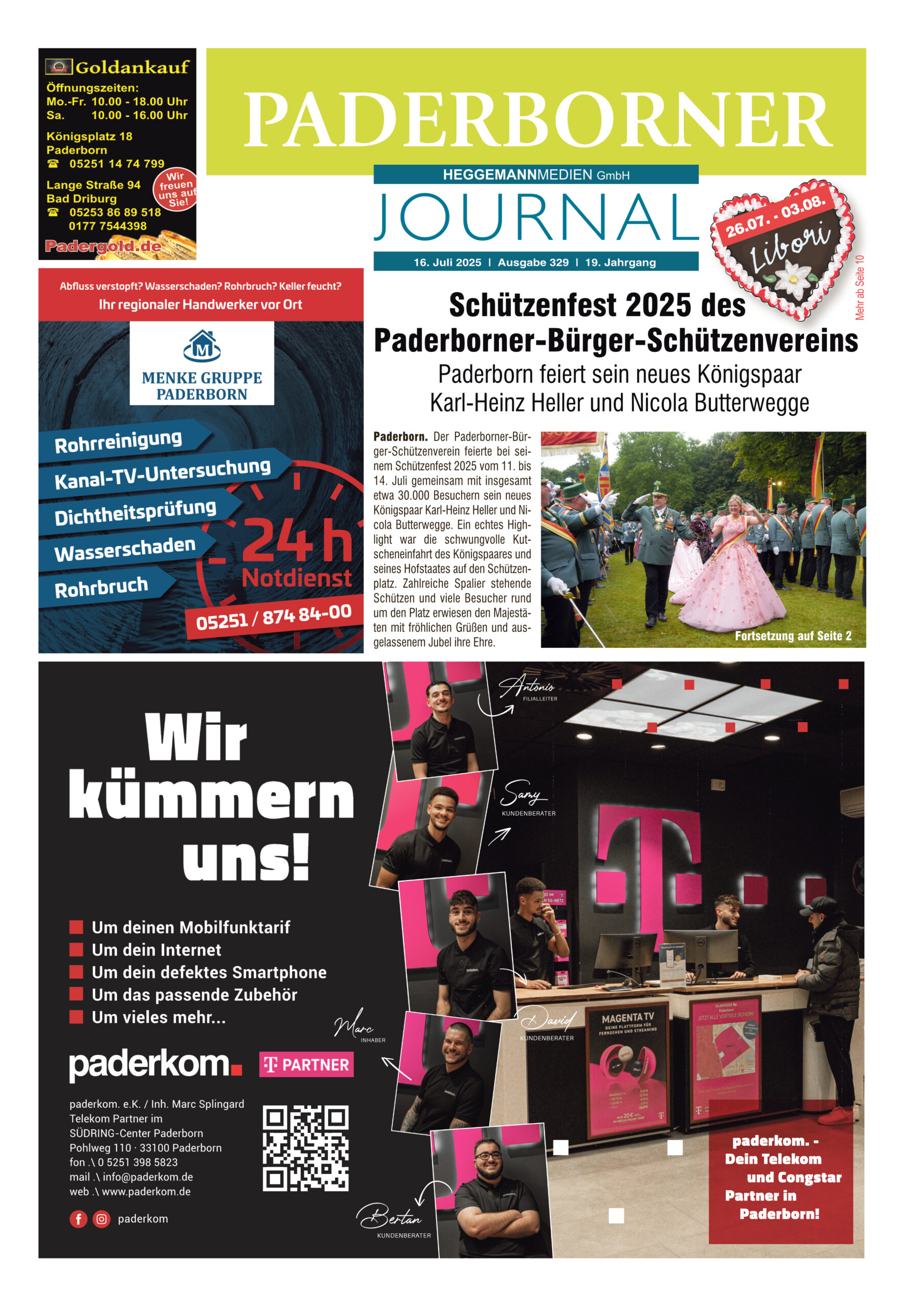 PJ 329 vom 16.07.2025