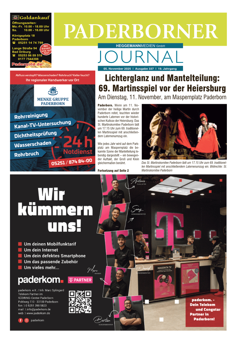Paderborner Journal Ausgabe 337 Paderborner Journal Ausgabe 337