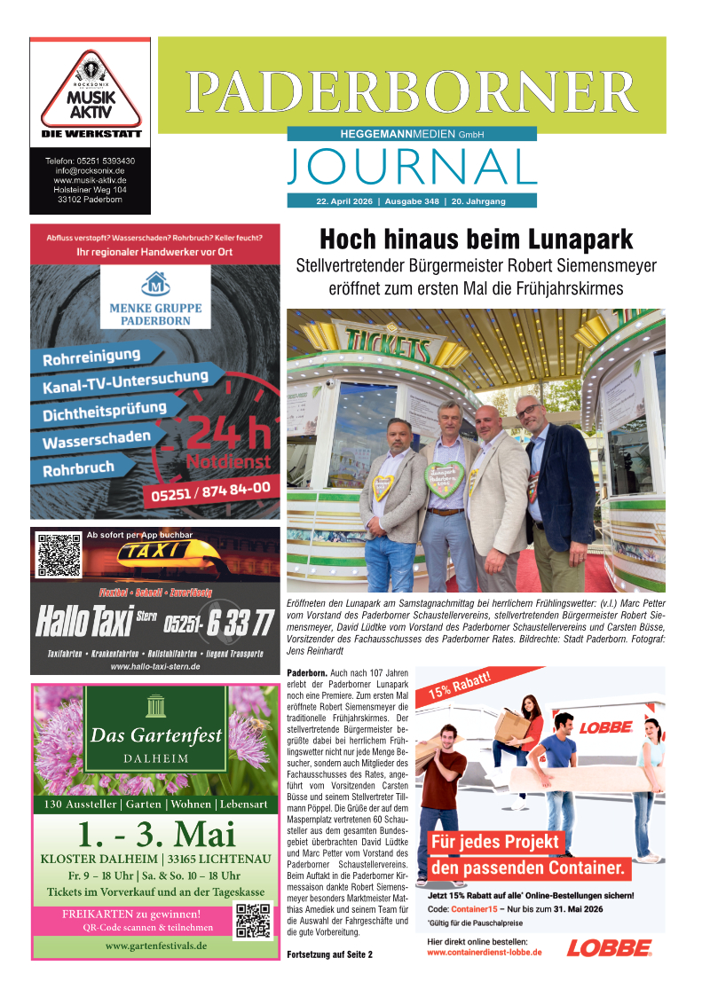 Paderborner Journal Ausgabe 348