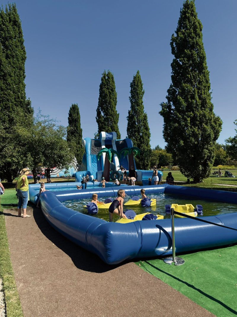 Im Gartenschaupark ist<br />
der Spaßfaktor hoch